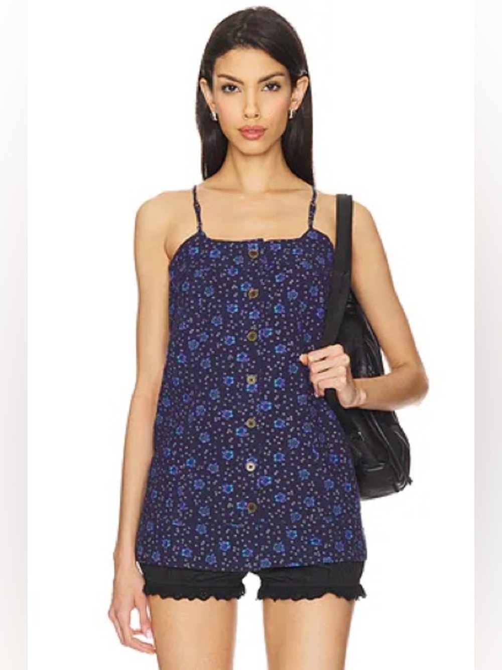 Free People Maddie Printed Tunic XL